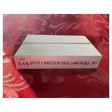 2010 P US mint Lincoln dollar rolls, sealed