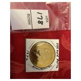 1976 bicentennial Ike 24K gold layered Dollar