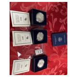 Three 2011 W American Eagles US mint box