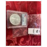 2010 American silver Eagle PCGS,MS70 first strike