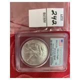 2013 S silver eagle San Francisco PCGS MS69