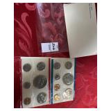 1974 US mint set P & D, 13 coins