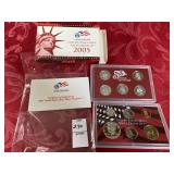 2005 US mint silver proof set