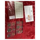 1989 US mint P and D coin set