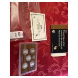 2011 US mint silver ATB quarters proof set