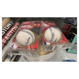 Bucket of Baseballs and Softballs