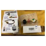 Propane gauge and adapter hose new