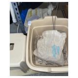 Vintage laundry items, step stool & rug- 29 x 46