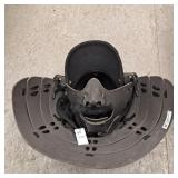 samurai-style airsoft or cosplay mask