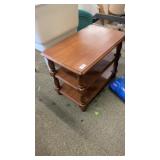 Two shelf End table. 18