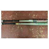 2 Vintage Easton Aluminum Bats 34in. 35oz