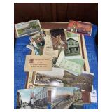 Vintage postcards & placemats