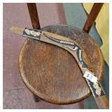 Genuine aboriginal art Souvenir boomerang