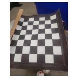 Leather checkerboard