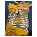Japanese tin hot water bottle new