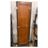 Wooden storage cupboard. 6 shelves. 18