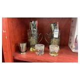 Oriental Glass Drinking Cups and Shot Glasses