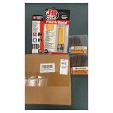 Hex bit sets, plastic weld, Cable staples