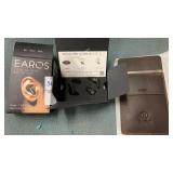 Ear protection - new & leather card case