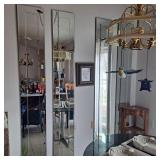 4 wall mirrors 7 feet long by 12 wide