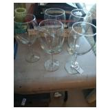Set of 5 glasses