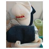 Lot of hats and scarves