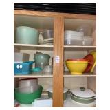 Corning Ware - Avocado Green covered dishes,