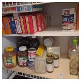 Cake mixes, instant oats,rice,lentils,apple