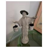 Oriental figure 23in. Tall
