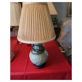 Celedon lamp 23in. Tall