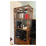 Bamboo Style Shelving NO CONTENTS