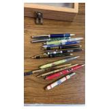 Lot of Local Advertising Pens Johnstown Somerset