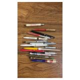 Lot of Local Advertising Pens Somerset and