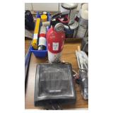 Speaker and Fire Extinguisher