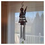 One wind chime, 2 hanging decora