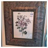 Geranium wall hanging 13x 11 1/2