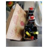 Engraver, lighter fluid, pens