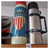 vintage 1975 King Seeley Thermos featuring a