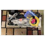 Shelf of Electrical Cords and Lights