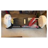 Bookends, Calculator, and Various Office Supplies