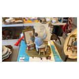 Norman Rockwell Self Portrait Figurine with Box