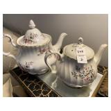 Royal Albert Lavender Rose and Sadler tea pots