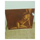 Doucherty signed art on canvas