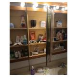 Contents only of medicine cabinet