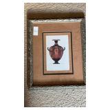 Etched Art Print titled "Greek Vase with Six