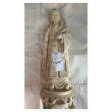 Vtg carved figure of a Chinese wise