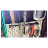 Tools on Pegboard