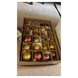 Box of Vintage Christmas Bulbs