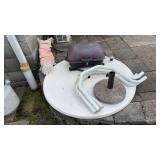 Hammock w Stand, Table and Grill