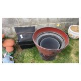 Lot of Garden Plant Pots